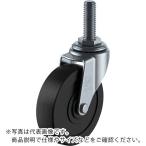 ユーエイ　ねじ込み式　自在　キャスター　ゴム　車輪径４０ｍｍ　　Ｌタイプ　ＬＴ型　ネジ寸法Ｗ３／８×１４山数１６ ( LT-40R-W3/8-14 )