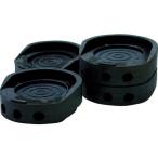 WAKI HYPER防振ゴム φ70X25mm ブラック (4個入) ( EGH-005 ) 和気産業(株)