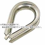 【SALE価格】水本 ( 水本機械製作所 )　フック　ステンレス　ライトシンブル　使用ロープ径４ｍｍ ( KR-4 )