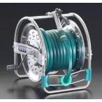 【SALE価格】エスコ (ESCO) EA124HB-2 12/17mmx21m 散水ホースリール(ステンレス製) EA124HB-2