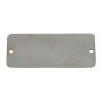 【SALE価格】エスコ (ESCO) EA591HD-27 38x76mm タグブランク(ステンレス 長四角/10枚) EA591HD-27