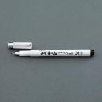 エスコ (ESCO) EA765MV-183 [黒/超極細] 油性マーカー(ネーム用) EA765MV-183 【30個セット】
