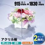 アクリル板 透明 押出板 縦915mm×横1830mm 厚み3mm (法人/個人事業主様限定) 厚み種類が豊富 コロナ対策 仕切り板 テーブルマット加工