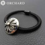 シルバー925 ブレスレット Silver 925 メンズ レディース ヘアゴム アジャスタ フローラルクロス