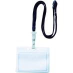 文房具 名札 ＴＲＵＳＣＯ　回転名札　大サイズ　紐タイプ　黒　  (TTNF-L31-BK)