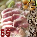 国産鴨肉　産地直送　鴨鍋　送料無料　但馬鴨鍋セット(大)4〜5人前　お鍋セット　取り寄せ　鍋セット　鴨肉