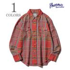 ショッピングウエスタン フェローズ 長袖 ブランケット柄 ウエスタンシャツ PHERROW'S BLANKET CHECK WESTERN SHIRT 24W-823CS-C