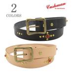 ショッピングスタッズ クッシュマン シングルピン カウハイド 手染め スタッズベルト 5ホール CUSHMAN 30mm SINGLE PIN STUDS BELT 29262