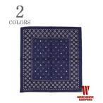  Warehouse реакция окраска большой размер cell vi chi бандана WAREHOUSE HOUSE Warehouse SELVEDGE BANDANA DOUBLE CIRCLE 5228B