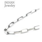INDIAN JEWELRY ナバホ族 チェーン NAVAJO HAND MADE SILVER CHAIN IJ-301