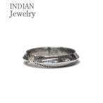 INDIAN JEWELRY ナバホ族 スタンプワーク シルバーリング 指輪 NAVAJO STAMPED SILVER RING IJ-313