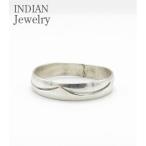 INDIAN JEWELRY ナバホ族 スタンプワーク リング NAVAJO NAVAJO STAMPED SILVER RING  IJ-344