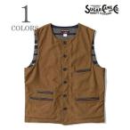 ショッピングベスト シュガーケーン モールスキン トロイブランケット ワークベスト SUGAR CANE FICTION ROMANCE 9.5oz. MOLESKIN VEST SC15832