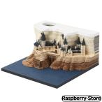 卓上カレンダー 2024 マジックキャッスル 3D メモパッド ノンスティック付箋 ペンホルダー付き ウィークリーカレンダー 学校 オフィス ホーム用 (城)