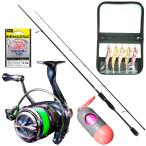 釣り場に直行 エギング入門5点セット シェイカー 8.6ft エギングセット (egingset-068)