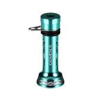 【Cpost】GOMEXUS エメラルダスブルー リールスタンド(フックキーパー付き) 98mm EM1(gome-r4em1-p)