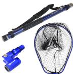 おり釣具 ランディングネットセット 折り畳みジョイント付 6M L ブルー(landingset-200-bl)
