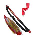 ベイシックジャパン カーボン 小継磯玉 セット 5m タモジョイント付き Red Catch 500 (landingset-230)