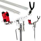 おり釣具 ステンレス竿受け 13mmピトン棒2タイプ ＆ ロッドキーパー付 セット (pitonset-016)爆買