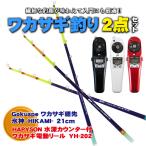 Gokuspe ワカサギ替え穂先21cm ＆ ハピソン 電動リール 2点セット (wakasagi-21set)爆買