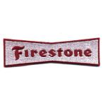 Firestone ファイアーストン・ホワイトロゴ・ワッペン