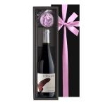 ショッピングメッセージカード無料 記念日 御祝 花以外 ワイン フラワーソープ ギフト【無料 リボン メッセージカード】フランス 赤ワインバスソープ パープル 花 パープル おしゃれ 妻