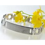 Yahoo! Yahoo!ショッピング(ヤフー ショッピング)在庫処分　特価　SALE　　誕生日プレゼント　男性　彼氏　 名入れ プレゼント ステンレスティール　ベーシックメンズチェーンブレスレット  Lサイズ