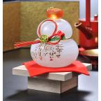 名入れ　置き物　正月　お歳暮　伝統工芸品　鏡餅　ガラスの鏡餅