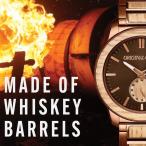 【日本正規輸入代理店】ORIGINAL GRAIN Barrel 46mm - Whiskey Espresso/24HR WOOD SUBDIAL オリジナルグレイン 腕時計 メンズ腕時計 ウイスキー樽腕時計