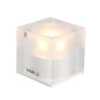  Mini Cube солнечный свеча свеча свет заряжающийся ...LED свеча модный гореть нет безопасность настольный свеча подножное освещение вечер лампа предотвращение бедствий товары 