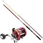 船タコ・堤防タコ釣り入門 セット タコVX2 240 & タコ両軸リール タコ専DX PEライン8号(50m巻)付き (takoset-31)