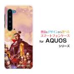 AQUOS R5G SH-51A SHG01 SoftBank ハードケース/TPUソフトケース 液晶保護フィルム付 戦国 武将 織田家とその家臣たち 諏訪原寛幸/七大陸