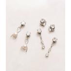 Yahoo! Yahoo!ショッピング(ヤフー ショッピング)貼るだけピアスPiPPi（r） Jewelry box setジュエリーボックスセット/シルバー ピッピ 貼るピアス シール LeAnge leange 痛くないイヤリング ノンホールピアス