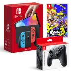 [本体＋ソフト＋Proコン] Nintendo Switch 有機ELモデル ネオン ＋ スプラトゥーン3 ＋  Proコントローラー