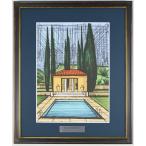 ベルナール ビュッフェ 『庭【LITHOGRAPHE II】』 版画 リトグラフ 1987年パリで制作 ※全額返金保証 アフターサービス