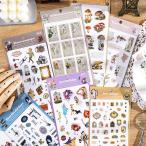  разрезанный наклейка сиденье 6 листов входит катануки мелованная бумага стикер ko Large . материалы персона взрослый девочка мода Cafe .. наклейка стикер блокнот sztz-06-026