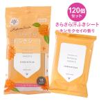 さらさら汗ふきシート キンモクセイの香り 18枚入 120個セット(1c/s)(09-206)