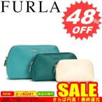 フルラ バッグ ポーチ FURLA ISABELLE EI20 ISABELLE COSMETIC CASE SET AQG ACQUAMARINA+MALACHITE+CONCHIGL ARE ARES 【型式】1108360020076