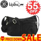 キプリング 斜め掛けバッグ KIPLING  K12592 IZELLAH 47K BLACK PYLON EMB 999  比較対照価格13,932 円