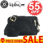 キプリング バッグ ウエストバッグ KIPLING MULTIPLE K12837 WAISTBAG CONVERTIBLE TO SHOULDERBAG 47K BLACK PYLON EMB 999 比較対照価格 12,420 円