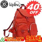 キプリング バッグ Kipling キプリング バックパック K13116 150 FIREFLY LN オレンジ　新作　満載　取扱店舗