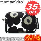 マリメッコ バッグ ポーチ MARIMEKKO MINI UNIKKO 38338 ITU MINI UNIKKO 30 WHITE/BLACK INSIDE PVC-COATED CANVAS 【型式】1387023833815