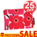 Yahoo! Yahoo!ショッピング(ヤフー ショッピング)マリメッコ バッグ ポーチ MARIMEKKO MINI UNIKKO 43444 KEIJULI 1 WHITE/RED  COTTON/INSIDE COATED WITH　比較対照価格　3,780 円