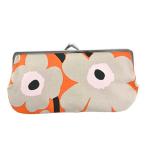 マリメッコ バッグ ポーチ MARIMEKKO PURSES MINI UNIKKO 48962 SILMALASI KUKKARO MINI UNIKKO 283 ORANGE/BEIGE/PINK  100% COTTON  比較対照価格3,300 円