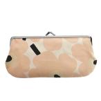 Yahoo! Yahoo!ショッピング(ヤフー ショッピング)マリメッコ バッグ ポーチ MARIMEKKO PURSES MINI UNIKKO SILMALASI KUKKARO MINI UNIKKO PURSE 838 OFF WHITE/ PEACH/ BLACK   比較対照価格3,850 円