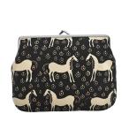 Yahoo! Yahoo!ショッピング(ヤフー ショッピング)マリメッコ バッグ ポーチ MARIMEKKO PURSES MUSTA TAMMA PUOLIKAS KUKKARO MUSTA TAMMA PURSE 983 BLACK/ BEIGE/ ORANGE  100 ％ COTTON   比較対照価格3,850 円