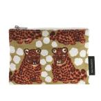 マリメッコ バッグ ポーチ MARIMEKKO KAKSOSET KAKSOSET POUCH 820 BEIGE/  100 % COTTON   比較対照価格5,500 円