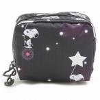 レスポートサック LeSportsac 6701-G083 SQUARE COSMETIC(スクエアーコスメティック)化粧ポーチ スヌーピー　SNOOPY IN THE STARS レディース