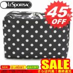 レスポートサック 新作 ポーチ LESPORTSAC EXTRA LARGE RECTANGULAR COSMETIC 7121 D786 Sunshine Dot Black