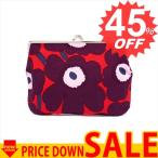 マリメッコ バッグ ポーチ Marimekko PUOLIKAS KUKKARO MINI POUCH 046702  346 RED/PLUM/LIGHT   比較対照価格3,780円